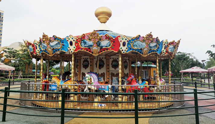 Fairground carousel ride